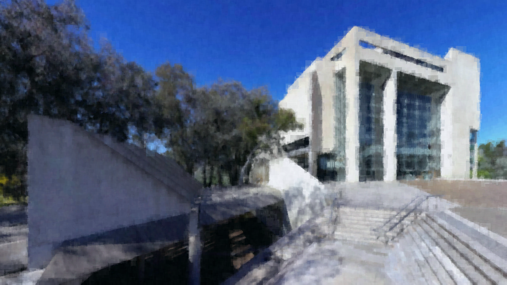 Daily artwork of High Court of Australia, inspired by Katsushika Hokusai